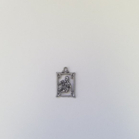 VIRGO laser cut pewter Zodiac sign pendant PENDANT - Picture 7 of 9